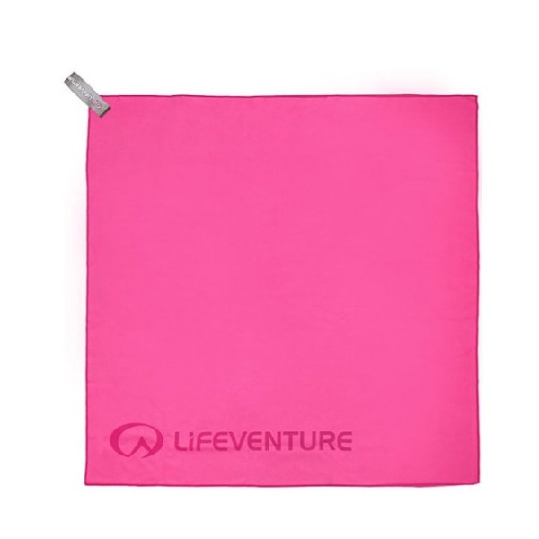 라이프벤쳐 소프트파이버 핑크 트래블 타월 포켓 (63012)